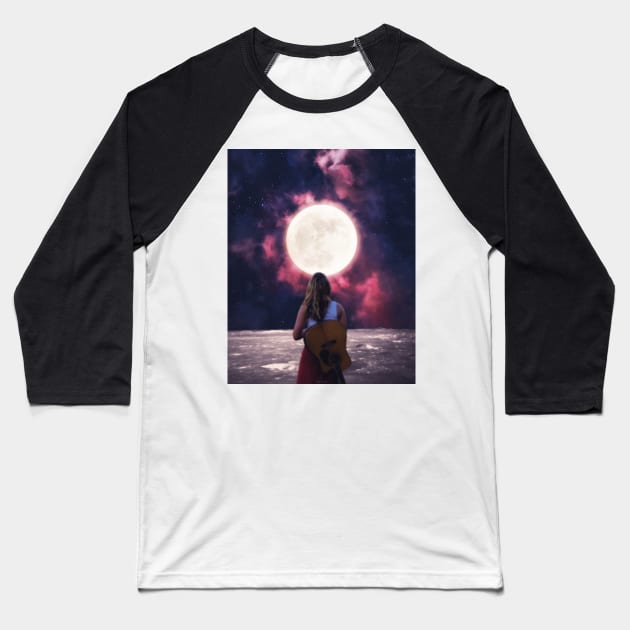 MOON SONG. Baseball T-Shirt by LFHCS